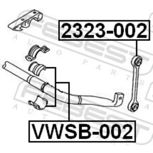 Tyč/Vzpera stabilizátora 2323-002 /FEBEST/ - obr. 1