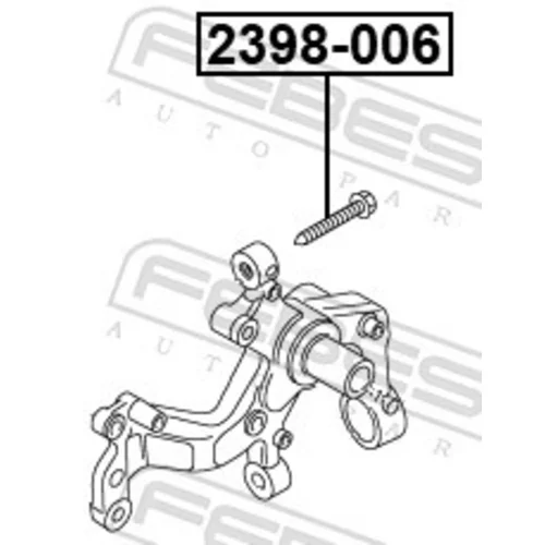 Výkyvný čap 2398-006 /FEBEST/ - obr. 1