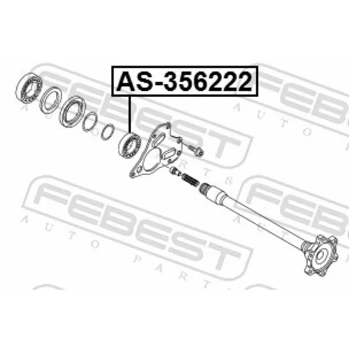 Ložisko hnacieho hriadeľa AS-356222 /FEBEST/ - obr. 1