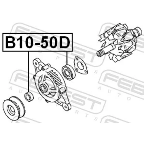 Ložisko B10-50D /FEBEST/ - obr. 1