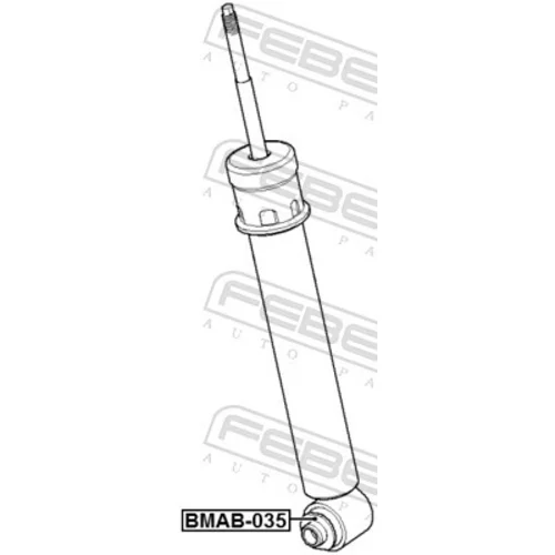 Puzdro, tlmič BMAB-035 /FEBEST/ - obr. 1
