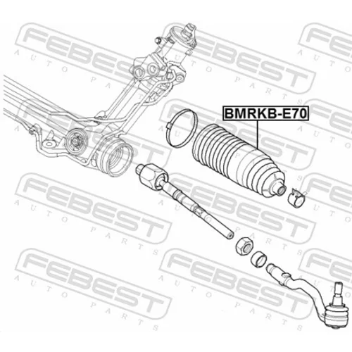 Manžeta riadenia BMRKB-E70 /FEBEST/ - obr. 1
