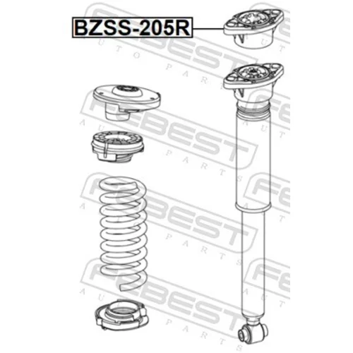 Ložisko pružnej vzpery BZSS-205R /FEBEST/ - obr. 1