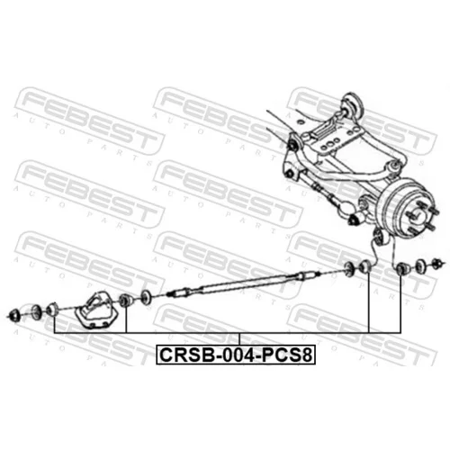Uloženie riadenia CRSB-004-PCS8 /FEBEST/ - obr. 1