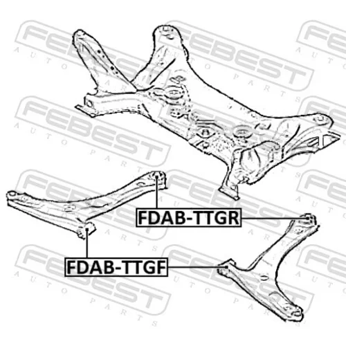 Uloženie riadenia FDAB-TTGR /FEBEST/ - obr. 1