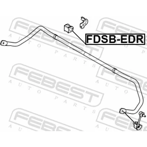 Uloženie priečneho stabilizátora FDSB-EDR /FEBEST/ - obr. 1
