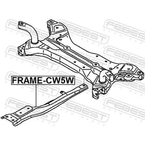 Teleso nápravy FRAME-CW5W /FEBEST/ - obr. 1