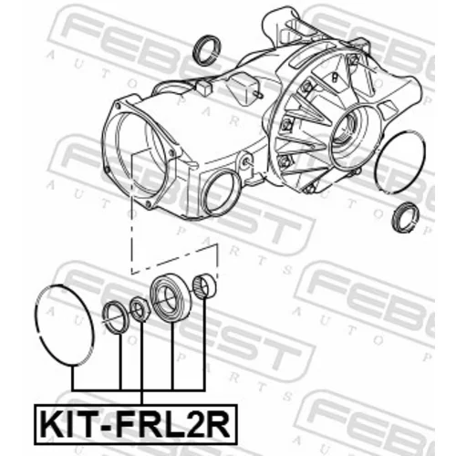 Ložisko hnacieho hriadeľa KIT-FRL2R /FEBEST/ - obr. 1