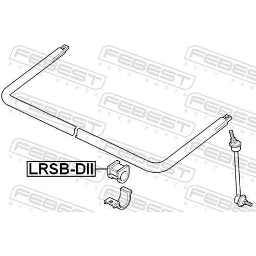 Uloženie priečneho stabilizátora LRSB-DII /FEBEST/ - obr. 1