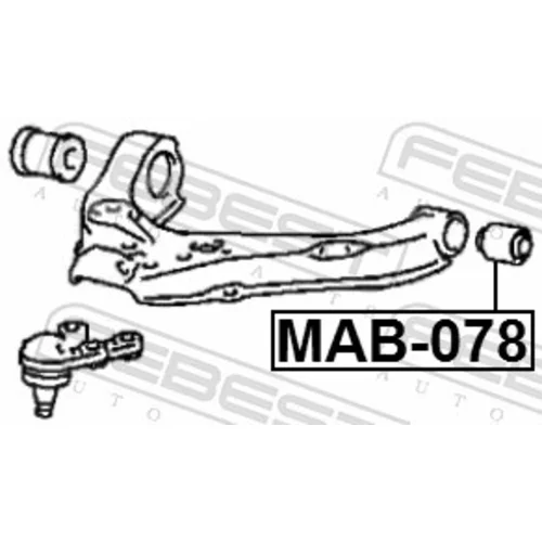 Uloženie riadenia MAB-078 /FEBEST/ - obr. 1