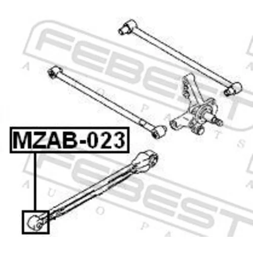 Uloženie riadenia MZAB-023 /FEBEST/ - obr. 1
