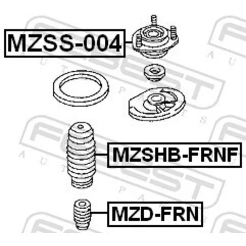 Doraz odpruženia MZD-FRN /FEBEST/ - obr. 1