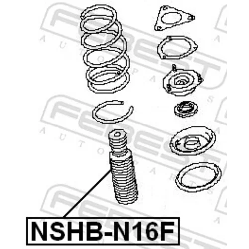 Ochranný kryt/manžeta tlmiča pérovania NSHB-N16F /FEBEST/ - obr. 1