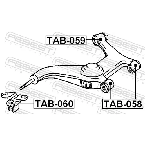 Uloženie riadenia TAB-059 /FEBEST/ - obr. 1