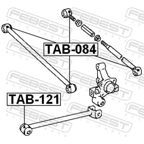 Uloženie riadenia TAB-084 /FEBEST/ - obr. 1