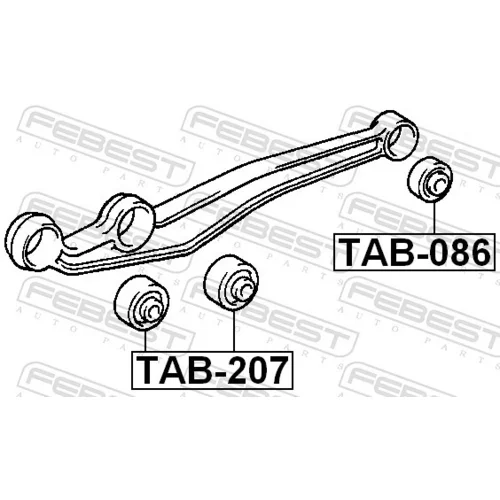 Uloženie riadenia TAB-086 /FEBEST/ - obr. 1