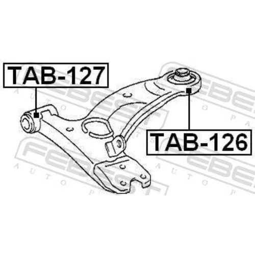 Uloženie riadenia TAB-127 /FEBEST/ - obr. 1