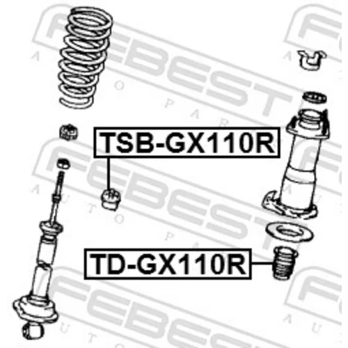 Doraz odpruženia TD-GX110R /FEBEST/ - obr. 1