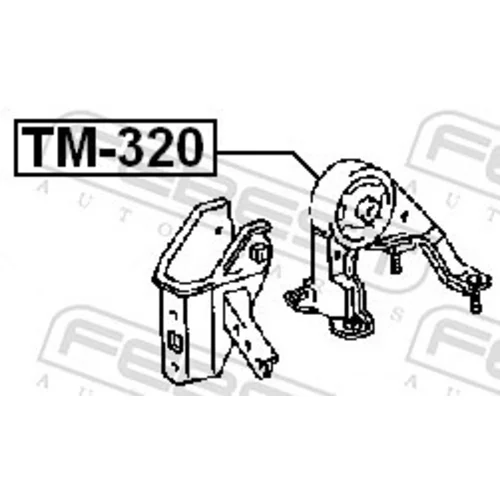 Uloženie motora TM-320 /FEBEST/ - obr. 1