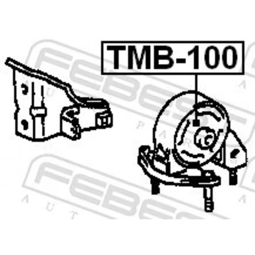 Uloženie motora TMB-100 /FEBEST/ - obr. 1