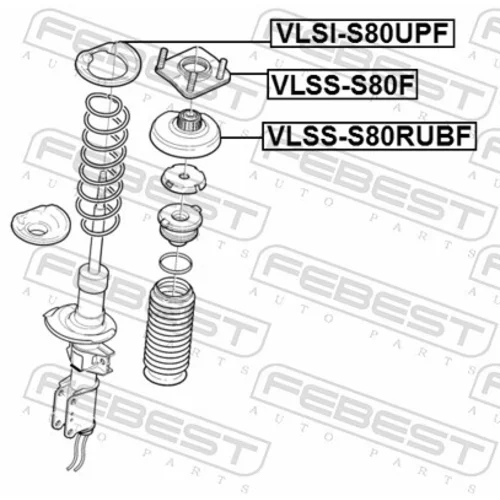 Tanier pružiny VLSI-S80UPF /FEBEST/ - obr. 1