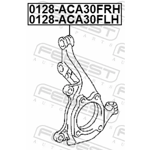 Čap nápravy zavesenia kolies 0128-ACA30FLH /FEBEST/ - obr. 1