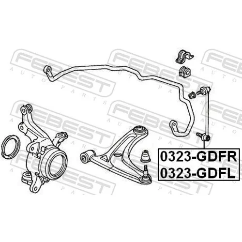 Tyč/Vzpera stabilizátora 0323-GDFL /FEBEST/ - obr. 1