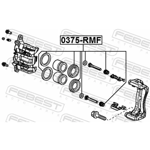 Opravná sada brzdového strmeňa 0375-RMF /FEBEST/ - obr. 1