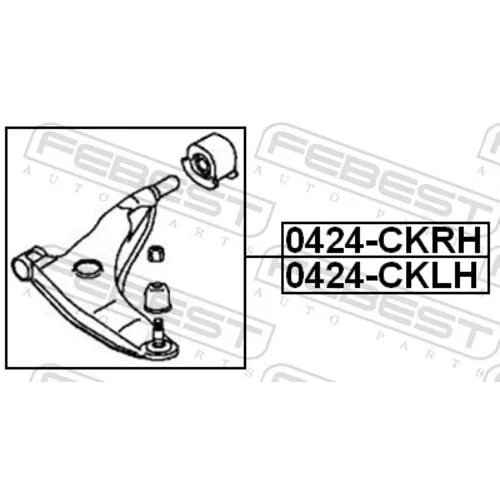 Rameno zavesenia kolies 0424-CKRH /FEBEST/ - obr. 1