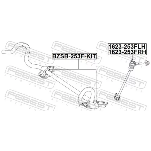 Tyč/Vzpera stabilizátora 1623-253FLH /FEBEST/ - obr. 1