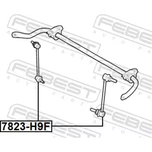 Tyč/Vzpera stabilizátora 7823-H9F /FEBEST/ - obr. 1