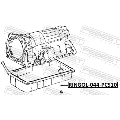Tesniaci krúžok výpustnej skrutky oleja 88430-121622X /FEBEST/ - obr. 1