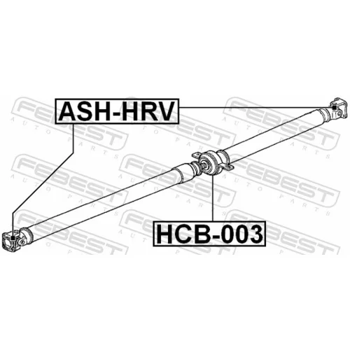 Kĺbový hriadeľ ASH-HRV /FEBEST/ - obr. 1