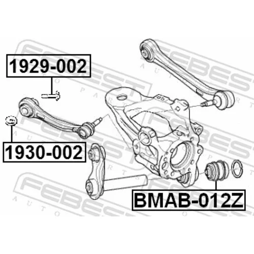 Uloženie riadenia BMAB-012Z /FEBEST/ - obr. 1