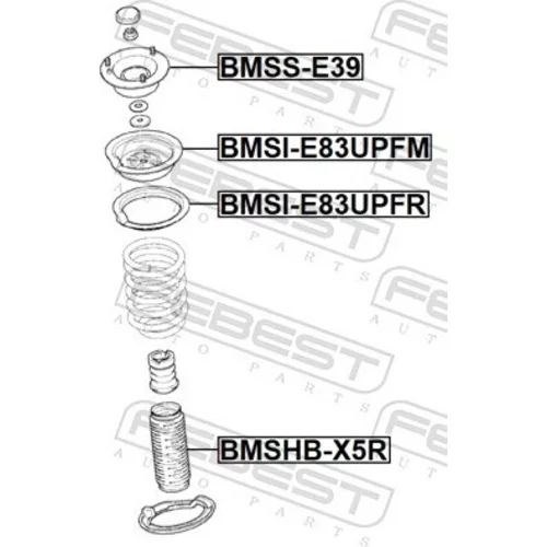 Tanier pružiny BMSI-E83UPFR /FEBEST/ - obr. 1