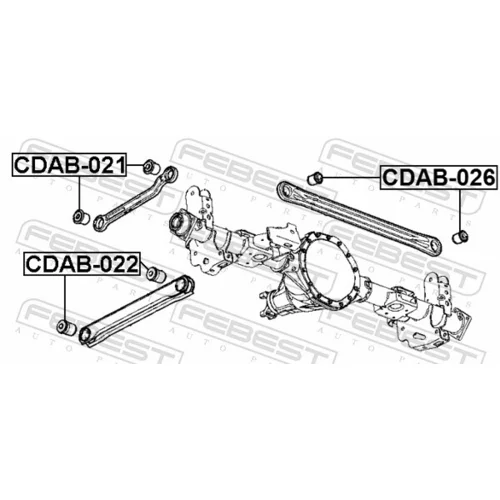 Uloženie riadenia CDAB-026 /FEBEST/ - obr. 1