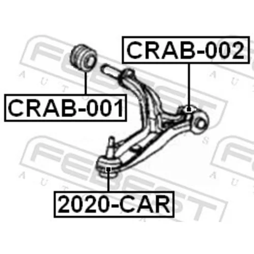 Uloženie riadenia CRAB-001 /FEBEST/ - obr. 1
