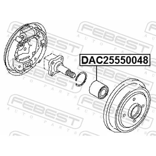 Ložisko kolesa DAC25550048 /FEBEST/ - obr. 1