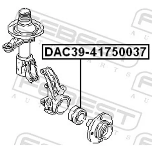 Ložisko kolesa DAC39-41750037 /FEBEST/ - obr. 1