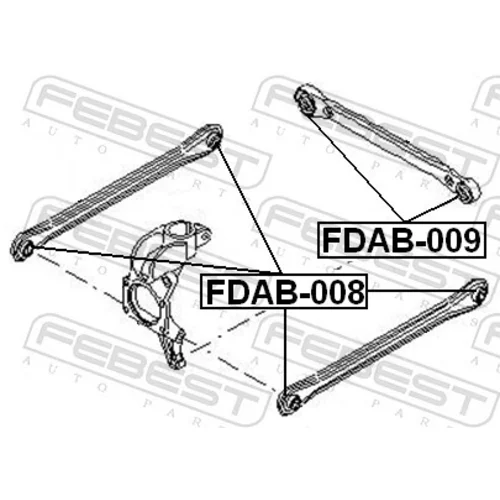 Uloženie riadenia FDAB-009 /FEBEST/ - obr. 1