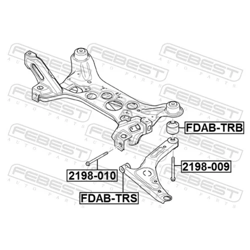 Uloženie riadenia FDAB-TRB /FEBEST/ - obr. 1