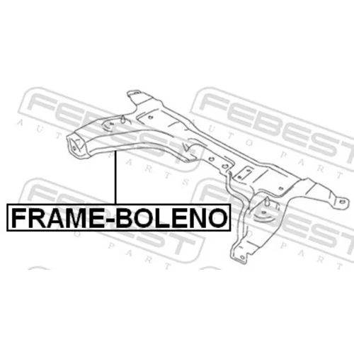 Teleso nápravy FRAME-BOLENO /FEBEST/ - obr. 1