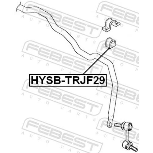Uloženie priečneho stabilizátora HYSB-TRJF29 /FEBEST/ - obr. 1