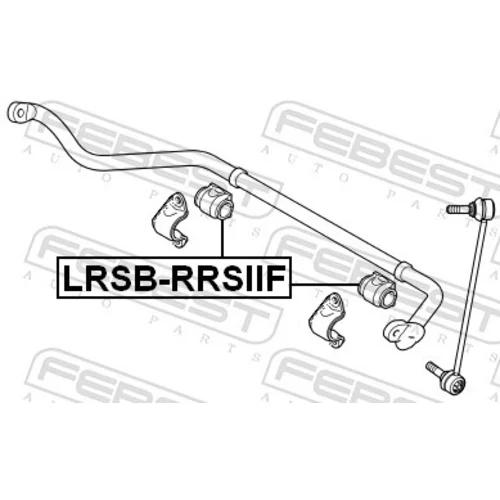 Uloženie priečneho stabilizátora LRSB-RRSIIF /FEBEST/ - obr. 1