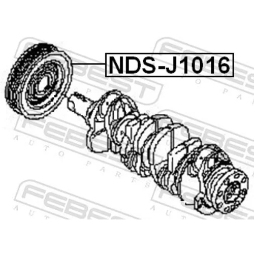 Remenica kľukového hriadeľa NDS-J1016 /FEBEST/ - obr. 1