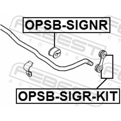 Uloženie priečneho stabilizátora OPSB-SIGNR /FEBEST/ - obr. 1