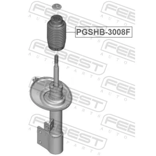 Ochranný kryt/manžeta tlmiča pérovania PGSHB-3008F /FEBEST/ - obr. 1