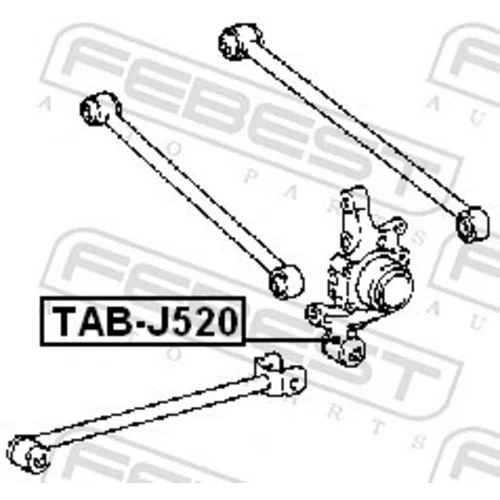Uloženie riadenia TAB-J520 /FEBEST/ - obr. 1