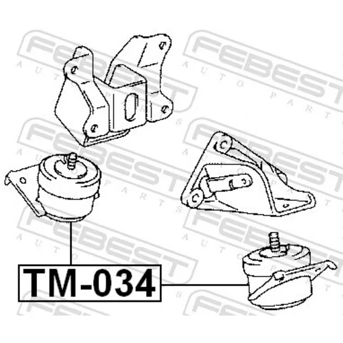 Uloženie motora TM-034 /FEBEST/ - obr. 1
