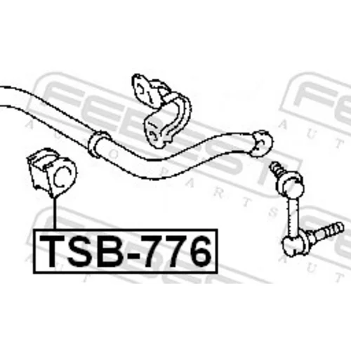 Uloženie priečneho stabilizátora TSB-776 /FEBEST/ - obr. 1